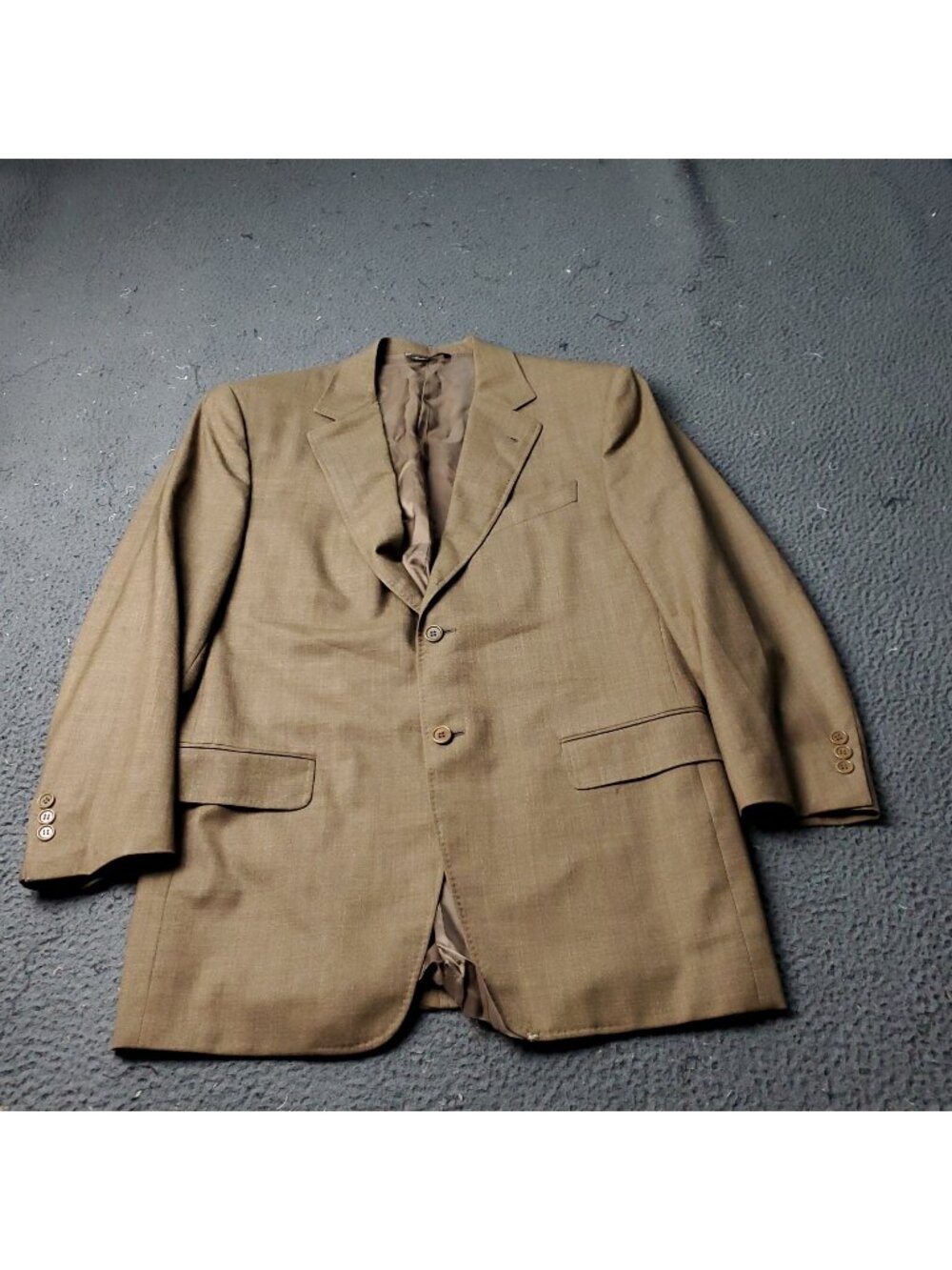 CANALI Proposta Wool Blazer Mens Size 50 Brown Lee Newman Suit Jacket Dress